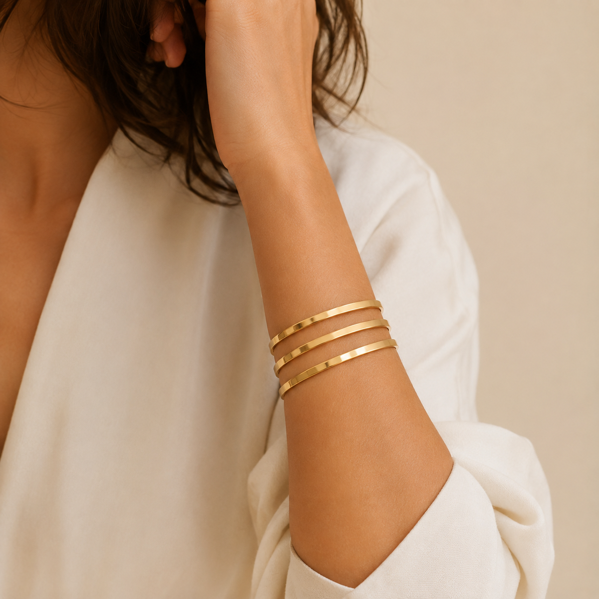Stacking Bangle Set — 3-Piece