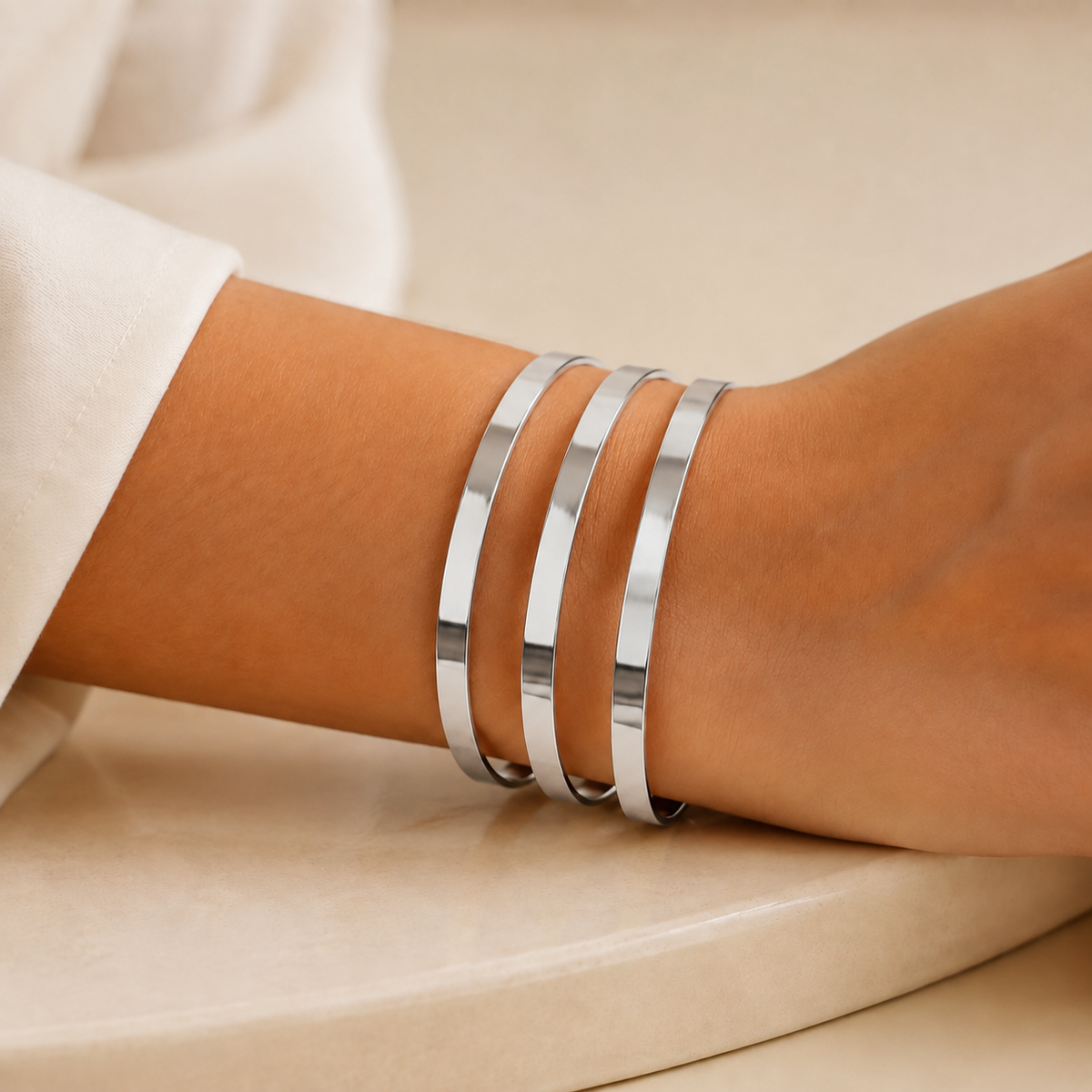 Stacking Bangle Set — 3-Piece
