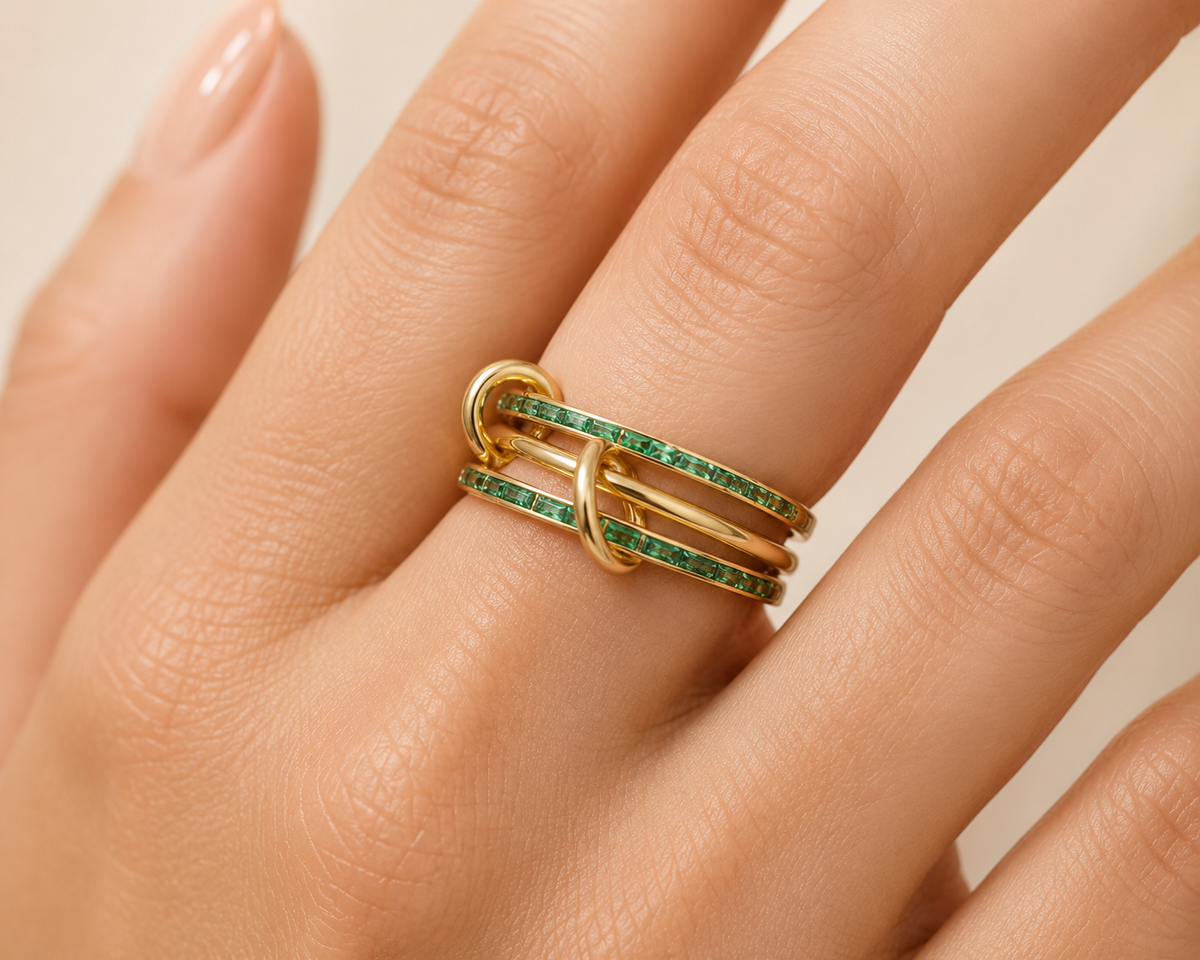 Build Your Stack Bundle — Ring Set + Huggie Hoops