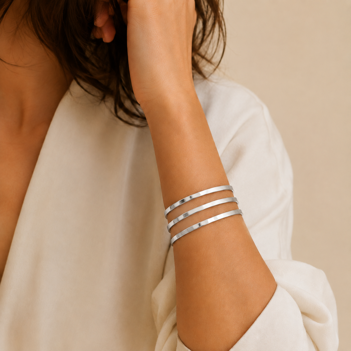 Stacking Bangle Set — 3-Piece